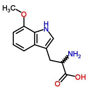 Tryptophan, 7-methoxy-Structure,16979-62-7Structure Tryptophan, 7-methoxy- Structure,16979-62-7Structure