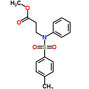 Methyl 3-(4-methyl-n-phenylphenylsulfonamido)propanoateStructure,17266-98-7Structure Methyl 3-(4-methyl-n-phenylphenylsulfonamido)propanoate Structure,17266-98-7Structure