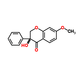 4H-1-benzopyran-4-one,2,3-dihydro-3-hydroxy-7-methoxy-3-phenyl-Structure,18380-57-9Structure 4H-1-benzopyran-4-one,2,3-dihydro-3-hydroxy-7-methoxy-3-phenyl- Structure,18380-57-9Structure