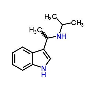 1H-indole-3-methanamine, .alpha.-methyl-n-(1-methylethyl)-Structure,20851-21-2Structure 1H-indole-3-methanamine, .alpha.-methyl-n-(1-methylethyl)- Structure,20851-21-2Structure