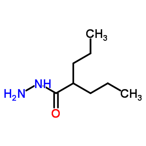 Pentanoic acid, 2-propyl-, hydrazideStructure,22632-36-6Structure Pentanoic acid, 2-propyl-, hydrazide Structure,22632-36-6Structure