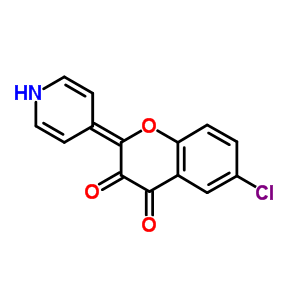 4H-1-benzopyran-4-one,6-chloro-3-hydroxy-2-(4-pyridinyl)-Structure,2269-35-4Structure 4H-1-benzopyran-4-one,6-chloro-3-hydroxy-2-(4-pyridinyl)- Structure,2269-35-4Structure