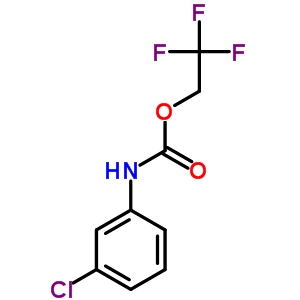 2,2,2-Trifluoroethyl 3-chlorophenylcarbamateStructure,2366-82-7Structure 2,2,2-Trifluoroethyl 3-chlorophenylcarbamate Structure,2366-82-7Structure