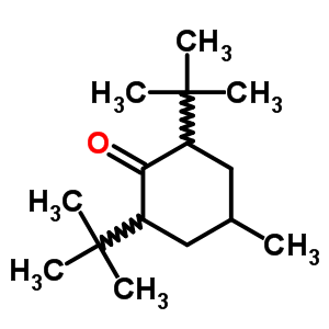 Cyclohexanone,2,6-bis(1,1-dimethylethyl)-4-methyl-Structure,23790-39-8Structure Cyclohexanone,2,6-bis(1,1-dimethylethyl)-4-methyl- Structure,23790-39-8Structure