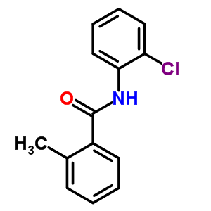 Benzamide,n-(2-chlorophenyl)-2-methyl-Structure,24291-60-9Structure Benzamide,n-(2-chlorophenyl)-2-methyl- Structure,24291-60-9Structure
