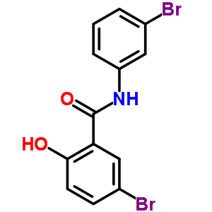 Benzamide,5-bromo-n-(3-bromophenyl)-2-hydroxy-Structure,24568-50-1Structure Benzamide,5-bromo-n-(3-bromophenyl)-2-hydroxy- Structure,24568-50-1Structure