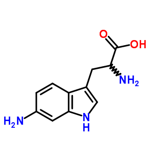 6-氨基-L-色氨酸結構式_2462-30-8結構式