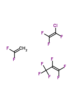 1,1,2,3,3,3-Hexafluoro-1-propene polymer with chlorotrifluoroethene and 1,1-difluoroetheneStructure,25101-47-7Structure 1,1,2,3,3,3-Hexafluoro-1-propene polymer with chlorotrifluoroethene and 1,1-difluoroethene Structure,25101-47-7Structure