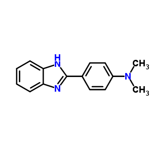 2-(P-n,n-dimethylaminophenyl)-1h-benzoimidazoleStructure,2562-71-2Structure 2-(P-n,n-dimethylaminophenyl)-1h-benzoimidazole Structure,2562-71-2Structure