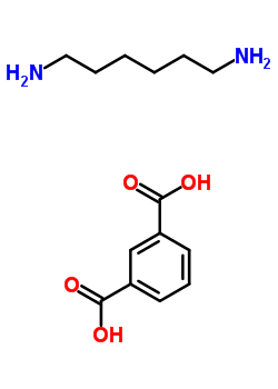 1,3-Benzenedicarboxylic acid, polymer with 1,6-hexanediamineStructure,25722-07-0Structure 1,3-Benzenedicarboxylic acid, polymer with 1,6-hexanediamine Structure,25722-07-0Structure