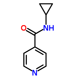 4-Pyridinecarboxamide,n-cyclopropyl-(9ci)Structure,25764-75-4Structure 4-Pyridinecarboxamide,n-cyclopropyl-(9ci) Structure,25764-75-4Structure
