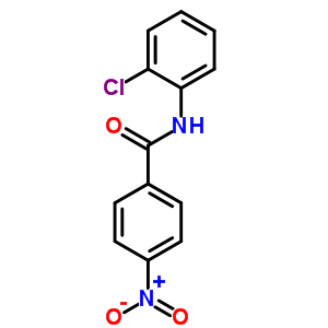Benzamide,n-(2-chlorophenyl)-4-nitro-Structure,2585-28-6Structure Benzamide,n-(2-chlorophenyl)-4-nitro- Structure,2585-28-6Structure