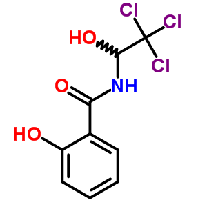 Benzamide,2-hydroxy-n-(2,2,2-trichloro-1-hydroxyethyl)-Structure,2674-50-2Structure Benzamide,2-hydroxy-n-(2,2,2-trichloro-1-hydroxyethyl)- Structure,2674-50-2Structure
