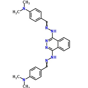 Benzaldehyde,4-(dimethylamino)-, 1,4-phthalazinediyldihydrazone (9ci)Structure,27704-14-9Structure Benzaldehyde,4-(dimethylamino)-, 1,4-phthalazinediyldihydrazone (9ci) Structure,27704-14-9Structure