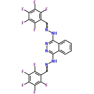 Benzaldehyde,pentafluoro-, 1,4-phthalazinediyldihydrazone (8ci)Structure,27828-53-1Structure Benzaldehyde,pentafluoro-, 1,4-phthalazinediyldihydrazone (8ci) Structure,27828-53-1Structure