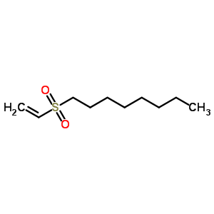 1-(乙烯磺酰基)-辛烷結(jié)構(gòu)式_28345-91-7結(jié)構(gòu)式