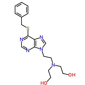 (7CI,8CI)-2,2-[[2-[6-(芐基硫代)-9H-嘌呤-9-基]乙基]亞氨基]二-乙醇結(jié)構(gòu)式_2846-68-6結(jié)構(gòu)式