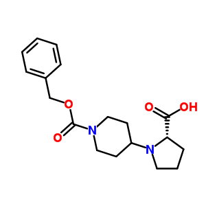 L-n-(4-n-cbz-哌啶)脯氨酸結構式_289677-06-1結構式