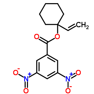 Cyclohexanol,1-ethenyl-, 1-(3,5-dinitrobenzoate)Structure,29338-78-1Structure Cyclohexanol,1-ethenyl-, 1-(3,5-dinitrobenzoate) Structure,29338-78-1Structure