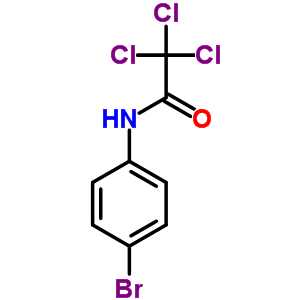 Acetamide,n-(4-bromophenyl)-2,2,2-trichloro-Structure,30403-31-7Structure Acetamide,n-(4-bromophenyl)-2,2,2-trichloro- Structure,30403-31-7Structure