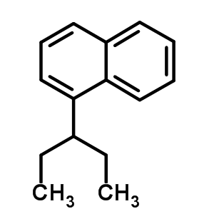 1-(1-乙基丙基)-萘結(jié)構(gòu)式_3042-56-6結(jié)構(gòu)式