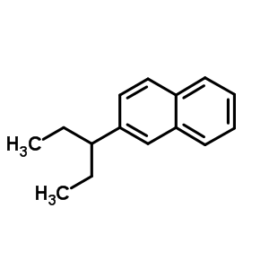 2-(1-乙基丙基)-萘結(jié)構(gòu)式_3042-57-7結(jié)構(gòu)式