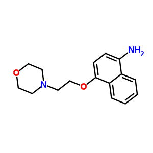 4-(2-Morpholin-4-ylethoxy)-1-naphthylamineStructure,317806-90-9Structure 4-(2-Morpholin-4-ylethoxy)-1-naphthylamine Structure,317806-90-9Structure