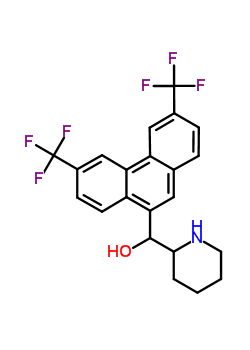 A-(2-piperidyl )-3,6-bis(trifluoromethyl )-9-phenanthrenemethanolStructure,31817-24-0Structure A-(2-piperidyl )-3,6-bis(trifluoromethyl )-9-phenanthrenemethanol Structure,31817-24-0Structure