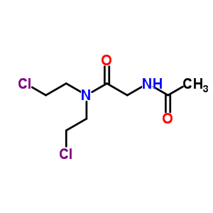 Acetamide,2-(acetylamino)-n,n-bis(2-chloroethyl)-Structure,3183-24-2Structure Acetamide,2-(acetylamino)-n,n-bis(2-chloroethyl)- Structure,3183-24-2Structure