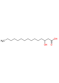 (+/-)-3-Hydroxypentadecanoic acidStructure,32602-70-3Structure (+/-)-3-Hydroxypentadecanoic acid Structure,32602-70-3Structure