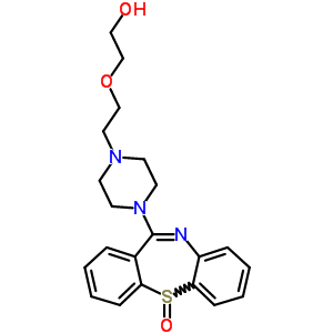 2-[2-[4-(5-氧代二苯并[b,f][1,4]硫氮雜卓-11-基)-1-哌嗪基]乙氧基]-乙醇結構式_329216-63-9結構式