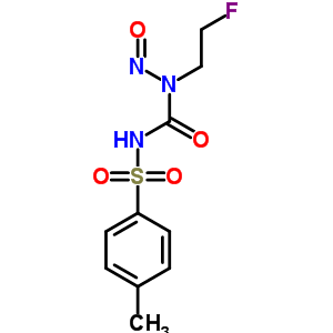 1-(2-Fluoroethyl)-3-(4-methylphenyl)sulfonyl-1-nitroso-ureaStructure,33024-49-6Structure 1-(2-Fluoroethyl)-3-(4-methylphenyl)sulfonyl-1-nitroso-urea Structure,33024-49-6Structure
