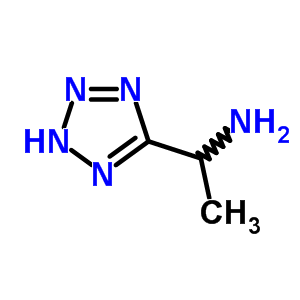 1-(1H-四唑-5-基)乙胺結(jié)構(gòu)式_33876-24-3結(jié)構(gòu)式
