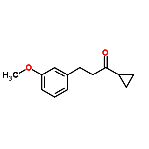Cyclopropyl 2-(3-methoxyphenyl)ethyl ketoneStructure,344334-33-4Structure Cyclopropyl 2-(3-methoxyphenyl)ethyl ketone Structure,344334-33-4Structure
