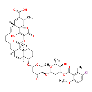 氯絲菌素結(jié)構(gòu)式_34707-92-1結(jié)構(gòu)式