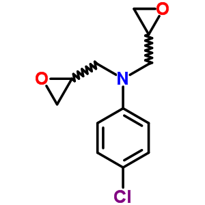 n-(4-氯苯基)-n-(2-環(huán)氧乙烷甲基)-2-環(huán)氧乙烷甲胺結(jié)構(gòu)式_34972-41-3結(jié)構(gòu)式