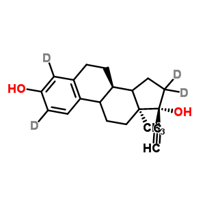 17A-ethynylestradiol-2,4,16,16-d4Structure,350820-06-3Structure 17A-ethynylestradiol-2,4,16,16-d4 Structure,350820-06-3Structure