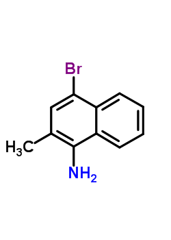 4-Bromo-2-methyl-1-naphthalenamineStructure,37113-08-9Structure 4-Bromo-2-methyl-1-naphthalenamine Structure,37113-08-9Structure