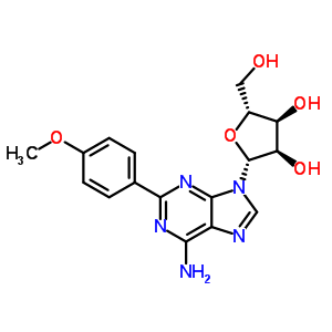 Adenosine,2-(4-methoxyphenyl)-(9ci)Structure,37151-17-0Structure Adenosine,2-(4-methoxyphenyl)-(9ci) Structure,37151-17-0Structure