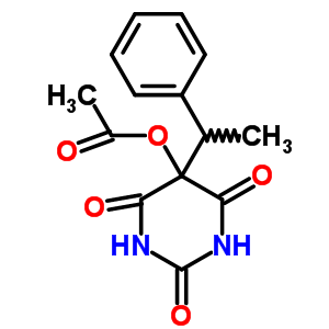 5-(Acetoxy)-5-(1-phenylethyl)barbituric acidStructure,37431-37-1Structure 5-(Acetoxy)-5-(1-phenylethyl)barbituric acid Structure,37431-37-1Structure