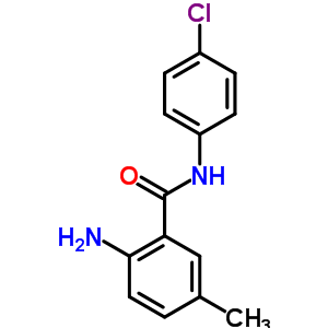Benzamide,2-amino-n-(4-chlorophenyl)-5-methyl-Structure,37508-81-9Structure Benzamide,2-amino-n-(4-chlorophenyl)-5-methyl- Structure,37508-81-9Structure