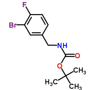 Tert-butyl 3-bromo-4-fluorobenzylcarbamateStructure,375853-85-3Structure Tert-butyl 3-bromo-4-fluorobenzylcarbamate Structure,375853-85-3Structure