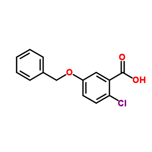 5-(Benzyloxy)-2-chlorobenzoic acidStructure,39062-64-1Structure 5-(Benzyloxy)-2-chlorobenzoic acid Structure,39062-64-1Structure