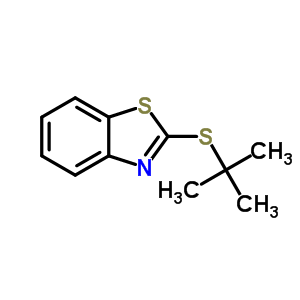(9ci)-2-[(1,1-二甲基乙基)硫代]-苯并噻唑結(jié)構(gòu)式_39543-16-3結(jié)構(gòu)式
