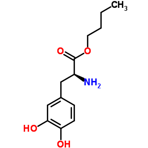 左旋多巴丁基酯結(jié)構(gòu)式_39638-52-3結(jié)構(gòu)式