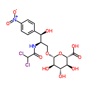 Chloramphenicol glucuronideStructure,39751-33-2Structure Chloramphenicol glucuronide Structure,39751-33-2Structure