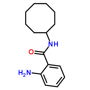 Benzamide, 2-amino-n-cyclooctyl-(9ci)Structure,401589-18-2Structure Benzamide, 2-amino-n-cyclooctyl-(9ci) Structure,401589-18-2Structure