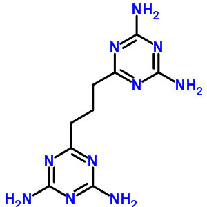 1,3,5-Triazine-2,4-diamine,6,6-(1,3-propanediyl)bis-Structure,4128-93-2Structure 1,3,5-Triazine-2,4-diamine,6,6-(1,3-propanediyl)bis- Structure,4128-93-2Structure