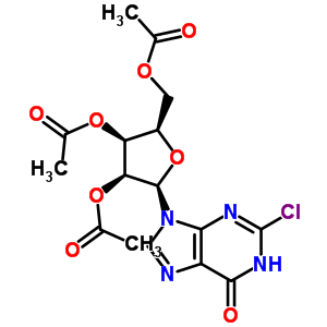 2-氯肌苷 3結(jié)構(gòu)式_41623-86-3結(jié)構(gòu)式