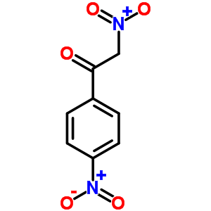 2-硝基-1-(4-硝基苯基)-乙酮結構式_46417-99-6結構式